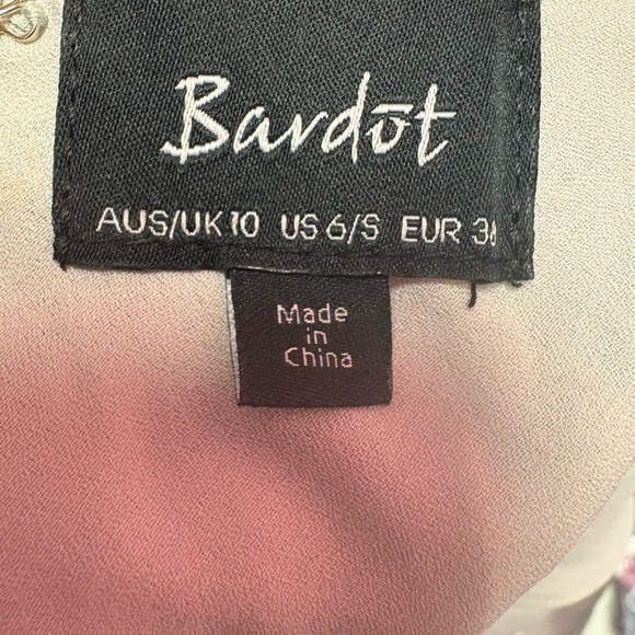 Bardot Silver Satin Mini Dress - Picture 5 of 7